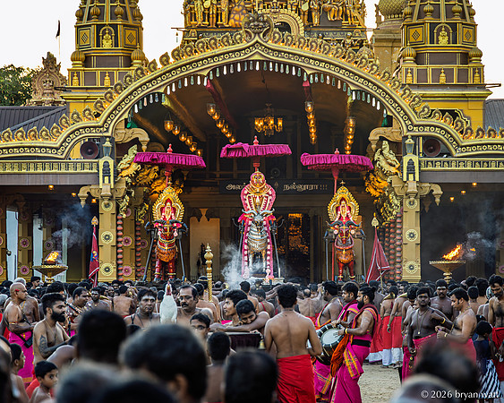 Processional Mounts at the Temple Entrance