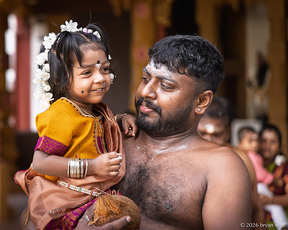 A Smile Among the Festival Visitors