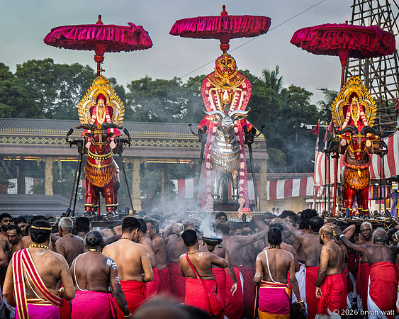 Procession Through the Smoke