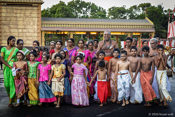 Children at the Front of the Gathering